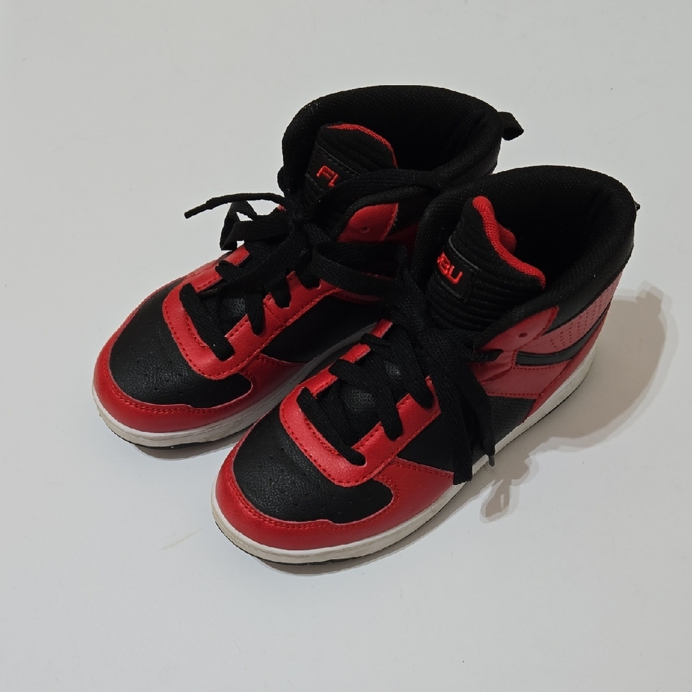 FUBU Kid's Red and Black Sneakers